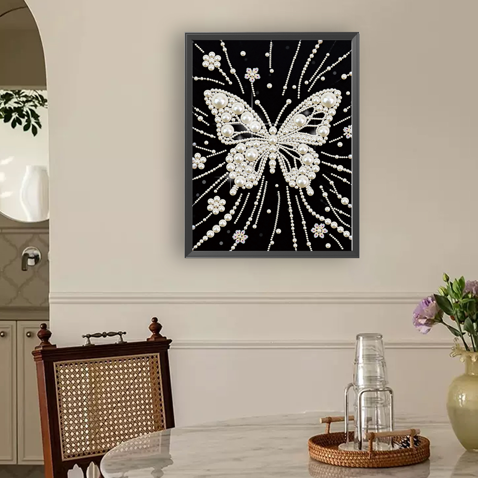 DIY Pearl Art Painting for Hom - Resin Art Wall Decor ulasan dan harga