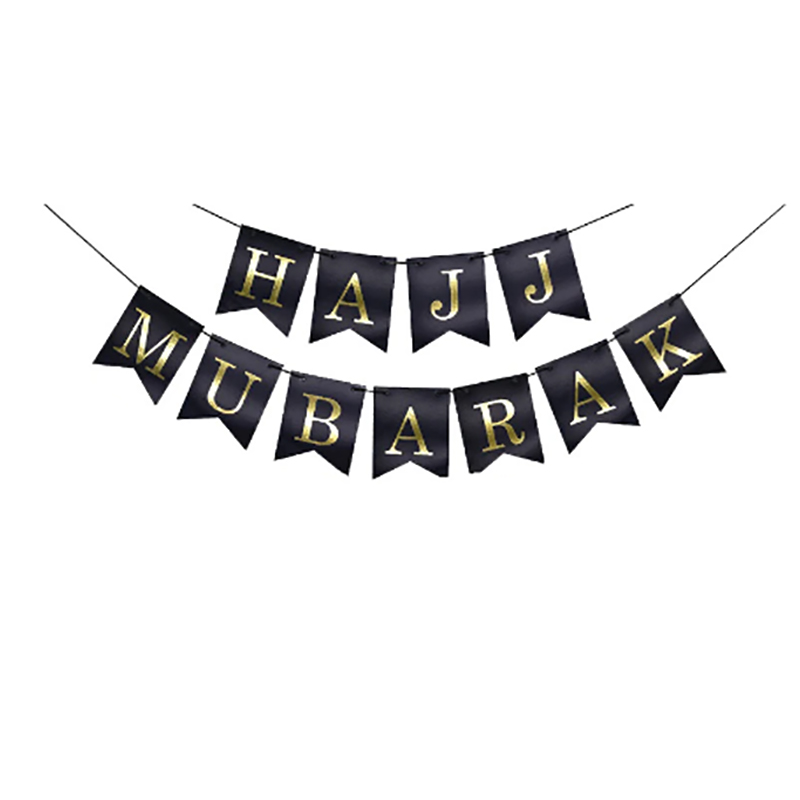 Hajj Mubarak Banner Eid Mubara - Resin Art Quran Set ulasan dan harga