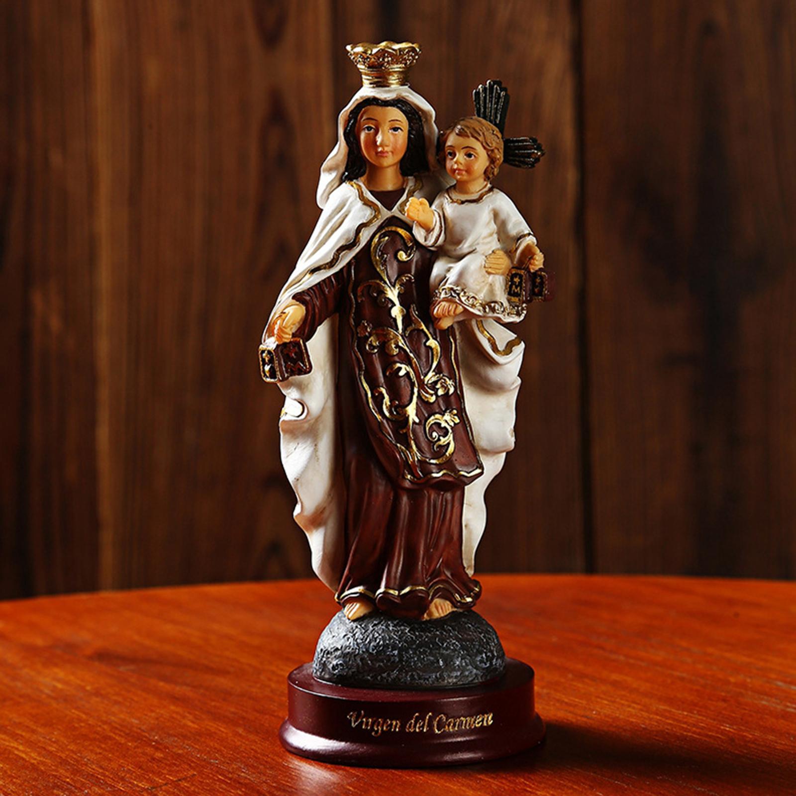 Religious Figurine Resin Virgi - Resin Art Mary ulasan dan harga
