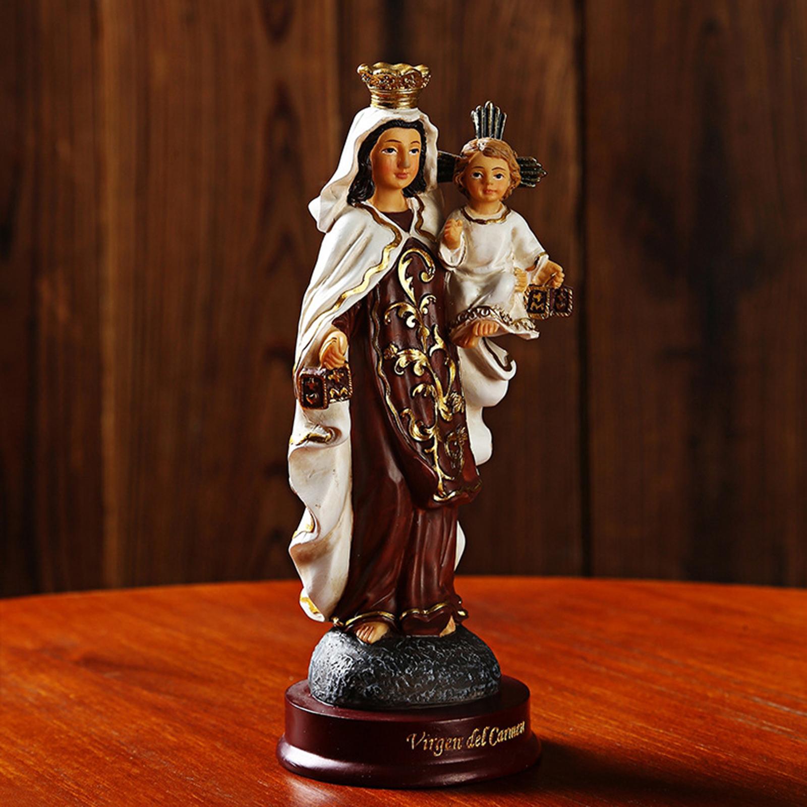 Religious Figurine Resin Virgi - Resin Art Mary ulasan dan harga