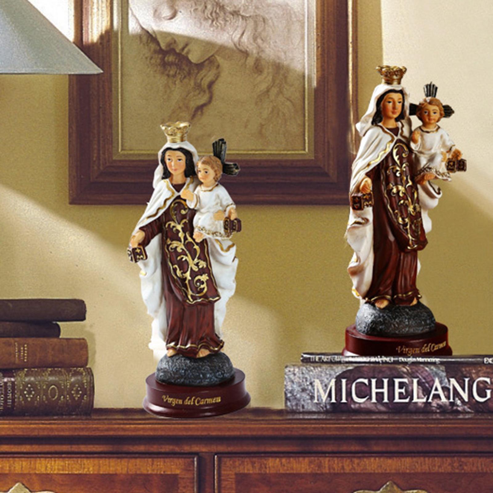 Religious Figurine Resin Virgi - Resin Art Mary ulasan dan harga