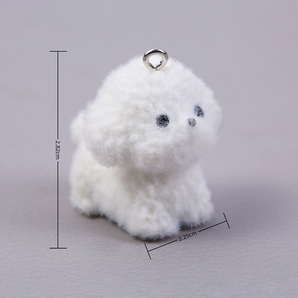 10pcs Flocking Puppy Dog Resin - Resin Art Jewellery Kit ulasan dan harga