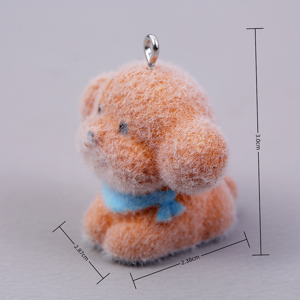 10pcs Flocking Puppy Dog Resin - Resin Art Jewellery Kit ulasan dan harga