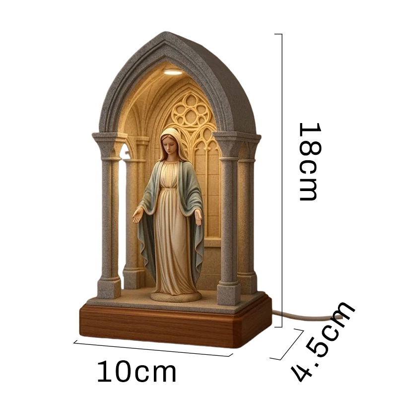 Virgin Mary Resin Statue Class - Resin Art Mary ulasan dan harga