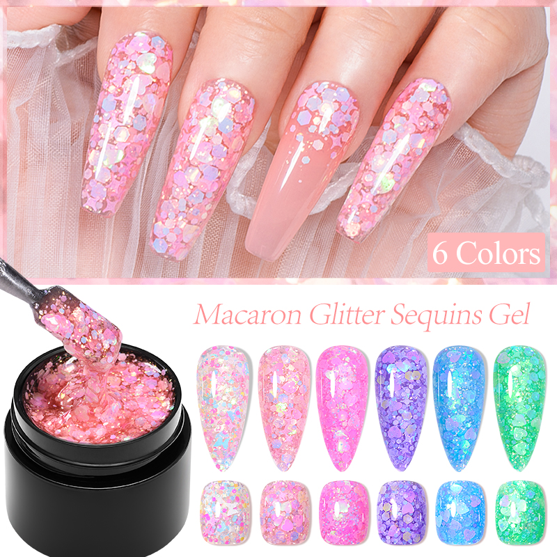8ml Macaron Glitter Sequins Ge - Resin Art All ulasan dan harga
