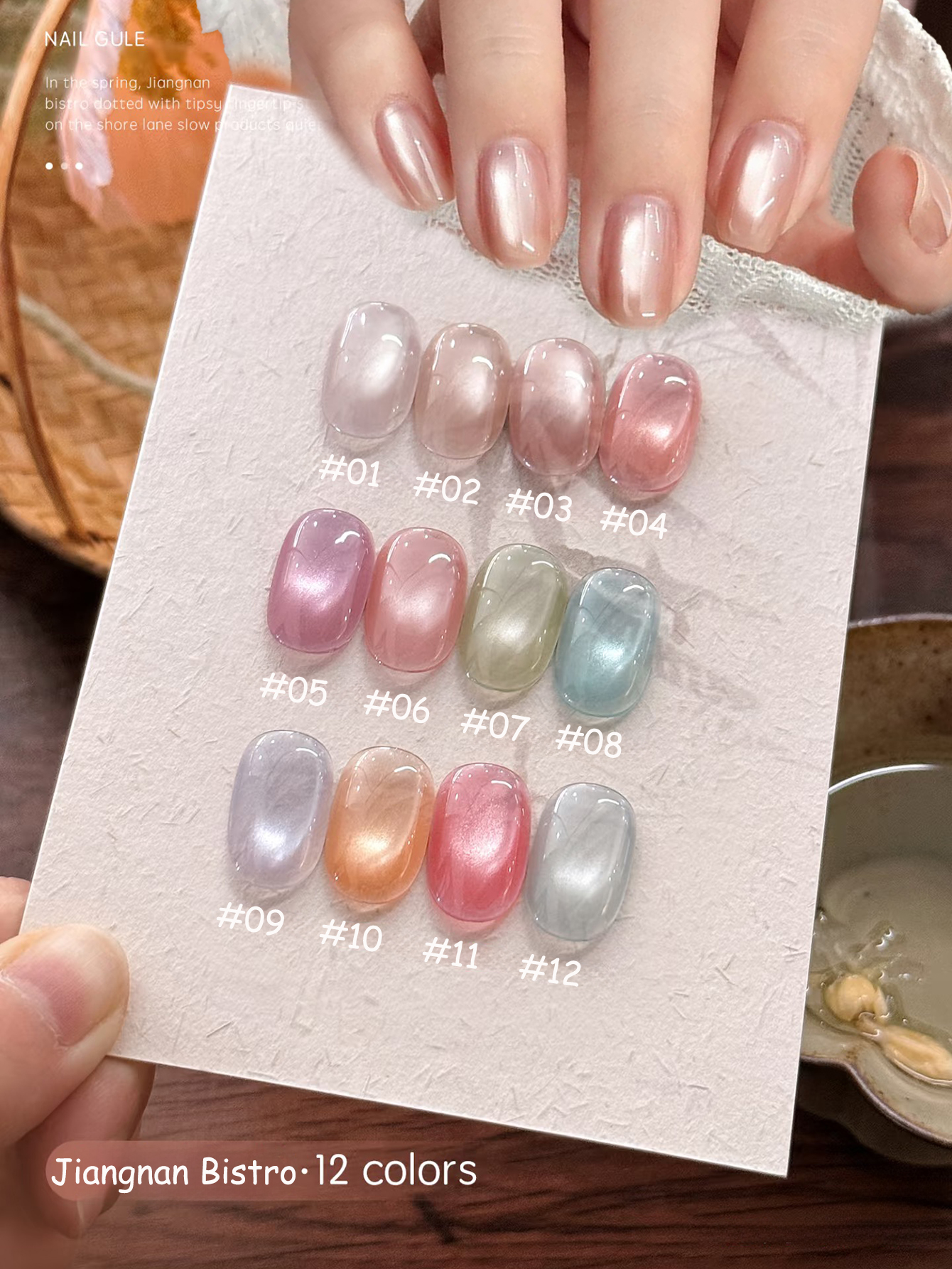 1-12pcs SHAKA Spring Jiangnan  - Resin Art Purple ulasan dan harga
