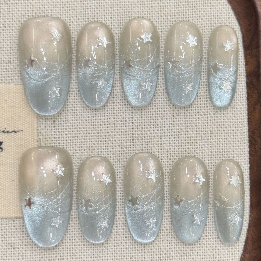 10pcs Cat's Eye Handmade Fake  - Resin Art Design ulasan dan harga