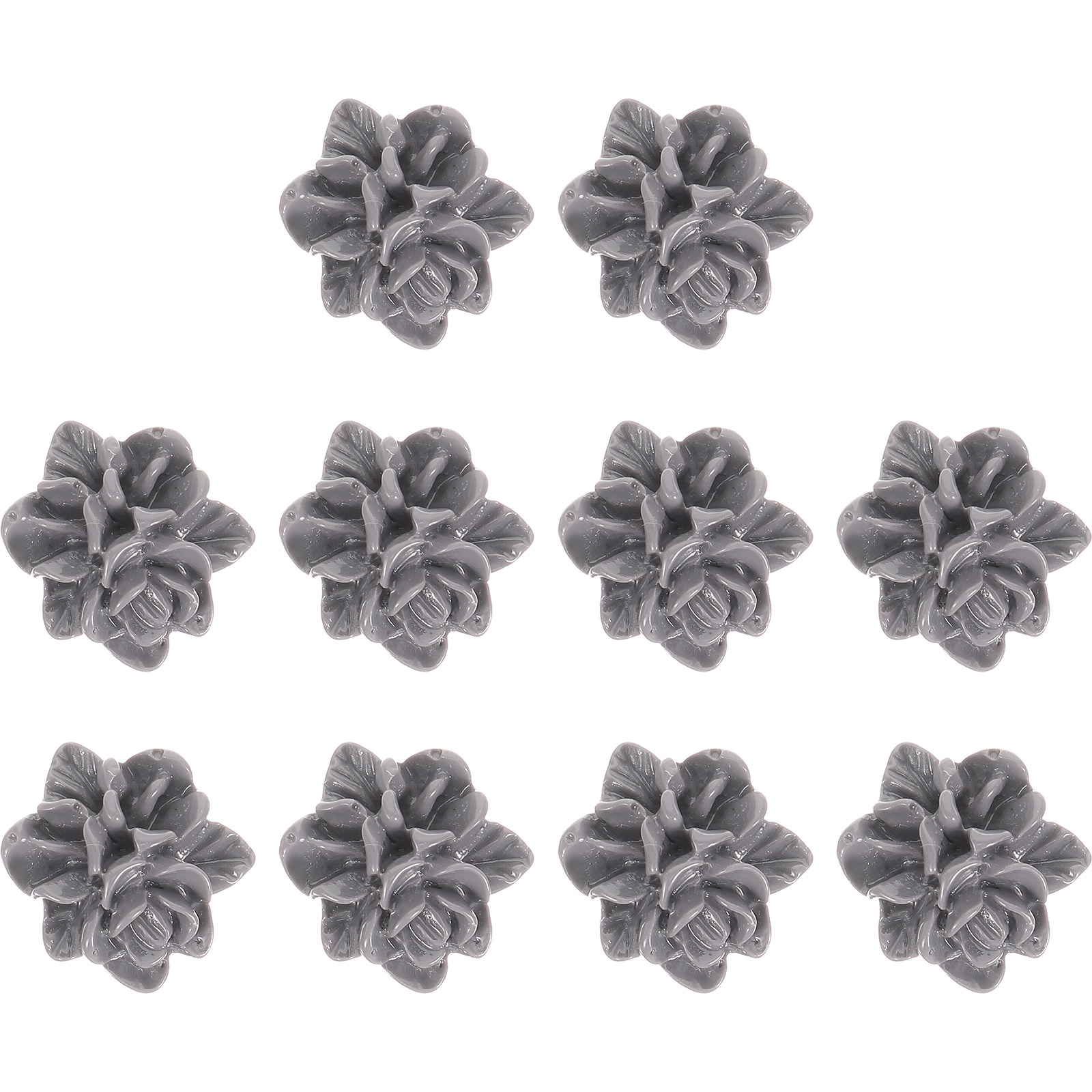 10Pcs Gardenia Flower Resin Ch - Resin Art Earrings Kit ulasan dan harga