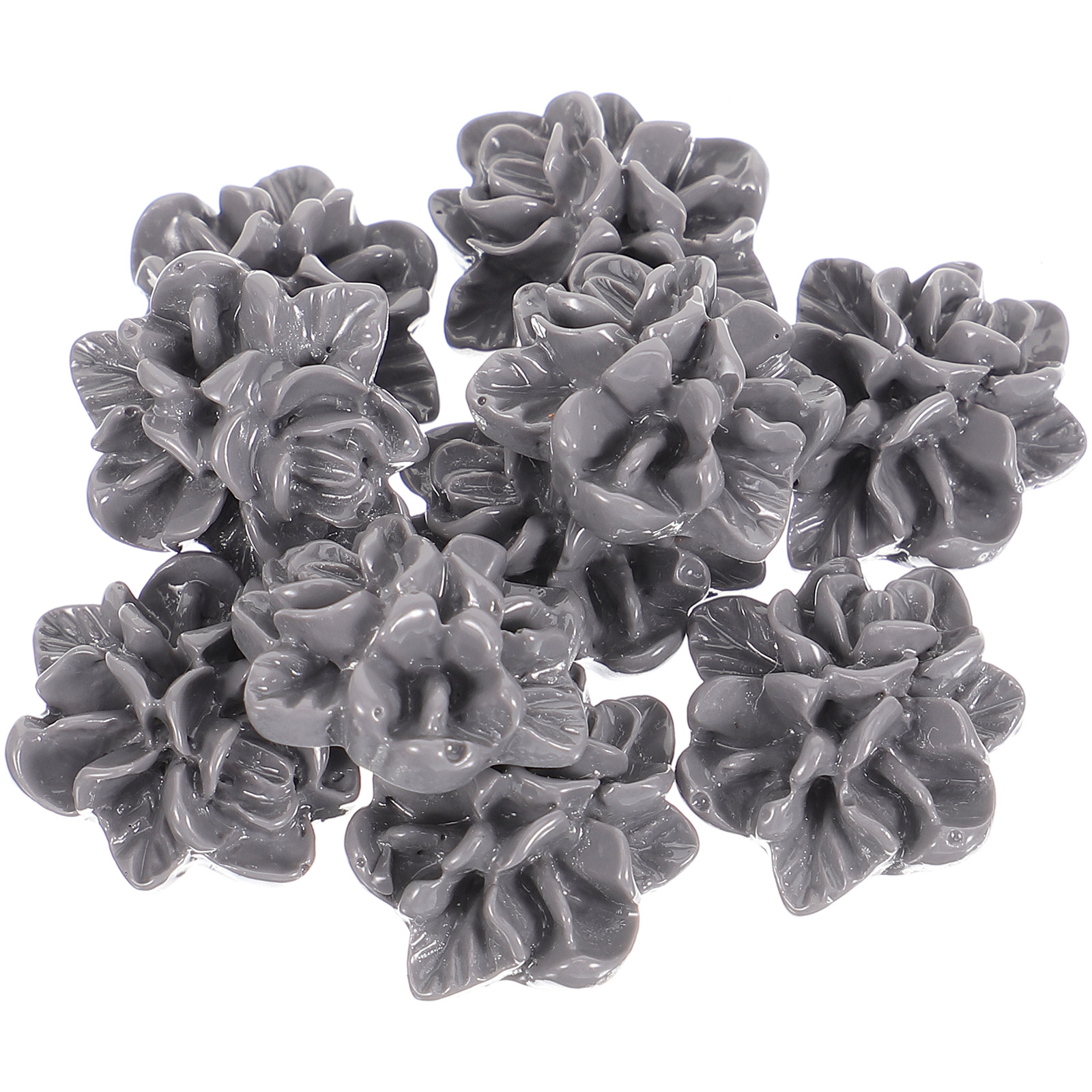 10Pcs Gardenia Flower Resin Ch - Resin Art Earrings Kit ulasan dan harga