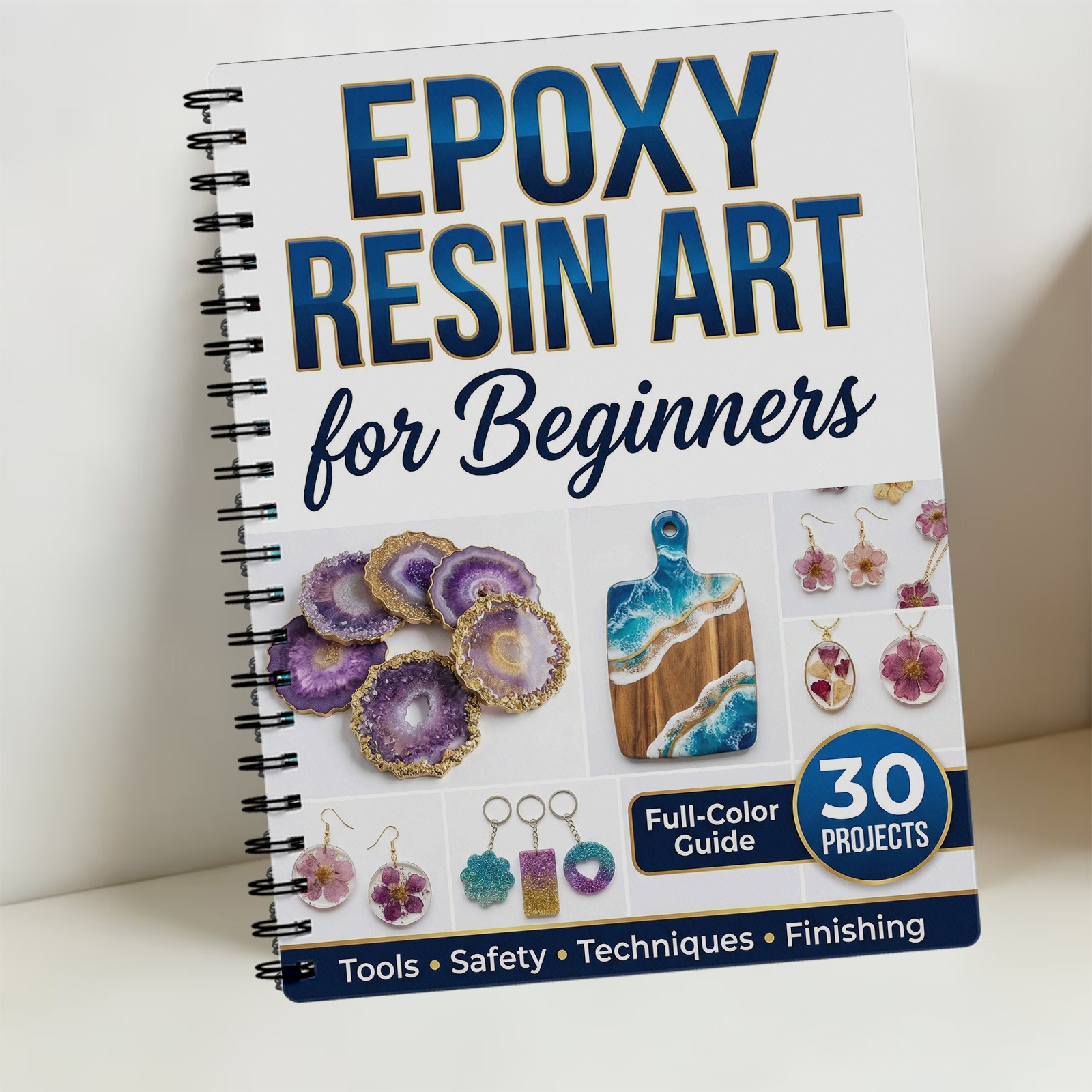 Epoxy Resin Art Book Guide Lea - Resin Art Book ulasan dan harga