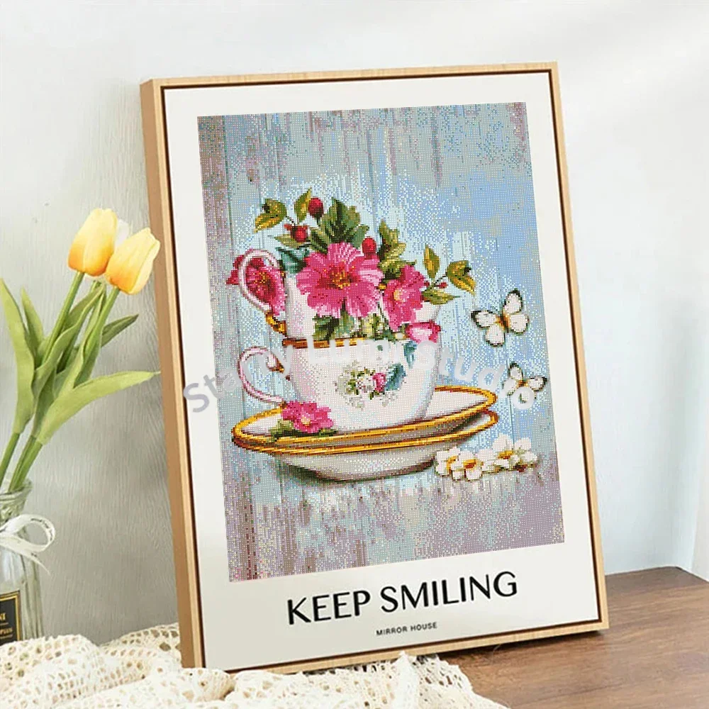 5D Diamond Painting Book Coffe - Resin Art Wall Decor ulasan dan harga