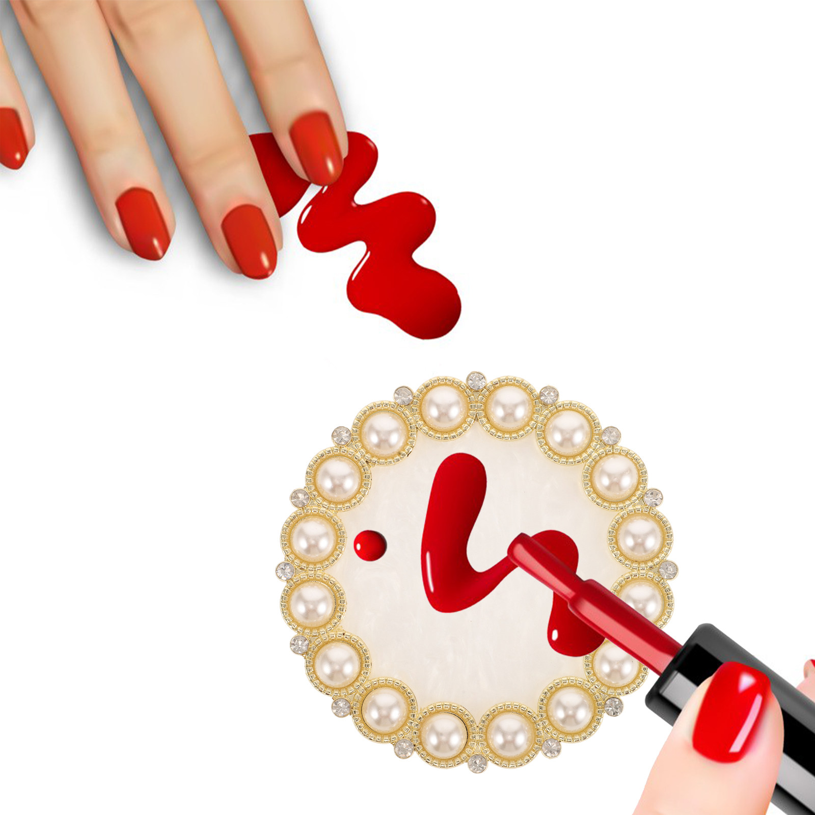Crystal Resin Nail Painting Pa - Resin Art Design ulasan dan harga