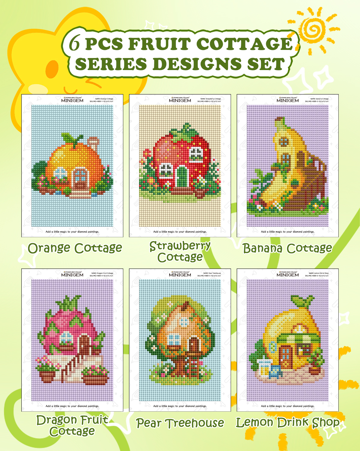 Forever Young Minigem 6PCS Fru - Resin Art Kit ulasan dan harga