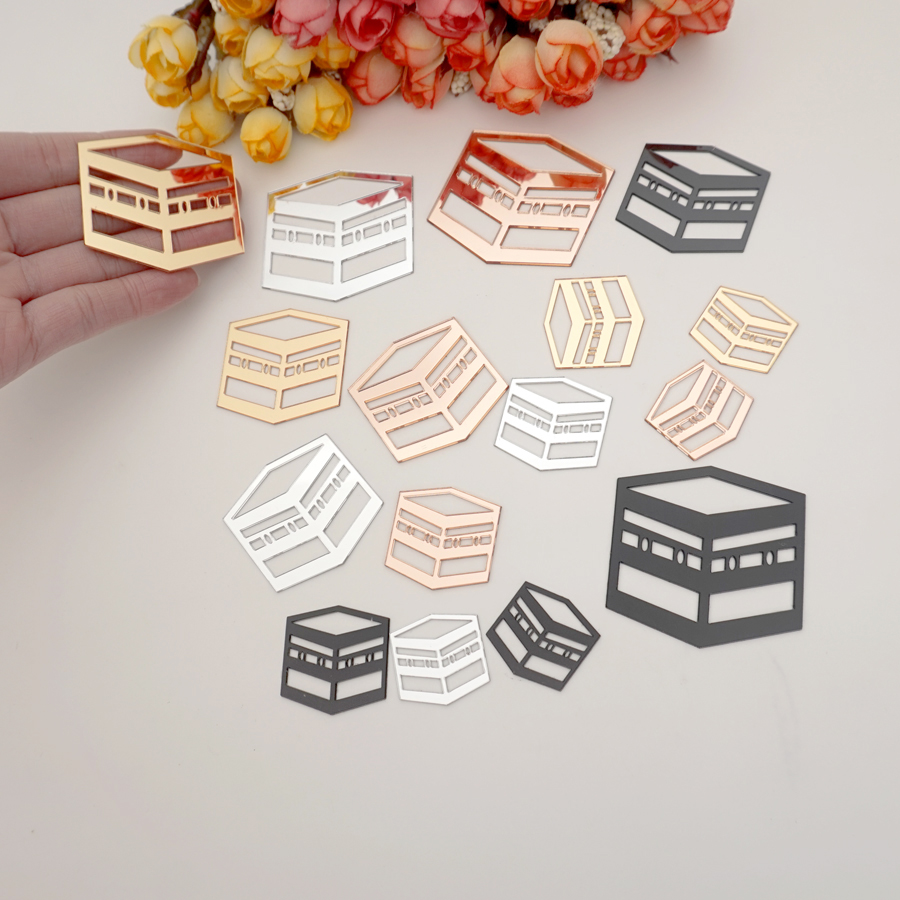 Makkah Kaaba Building Hollow D - Resin Art Quran Set ulasan dan harga