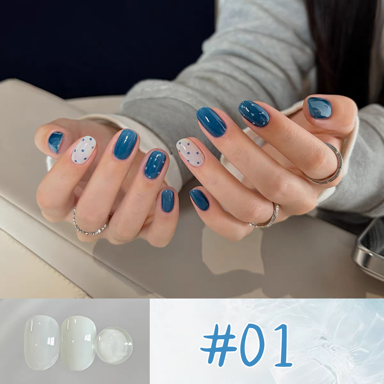 1pcs WS Ice Transparent Blue W - Resin Art All ulasan dan harga