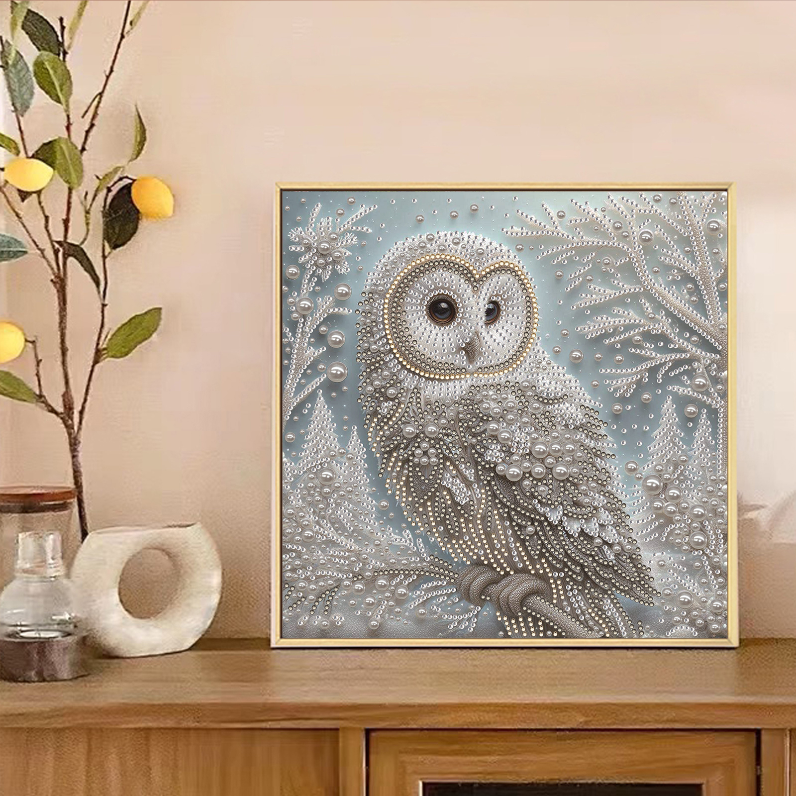 Owl Special Shaped 5D DIY Part - Resin Art Wall Decor ulasan dan harga