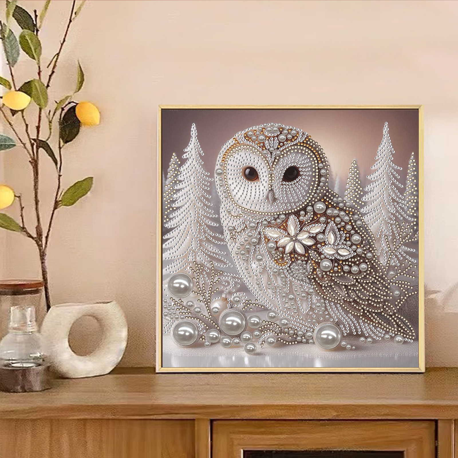 Owl Special Shaped 5D DIY Part - Resin Art Wall Decor ulasan dan harga