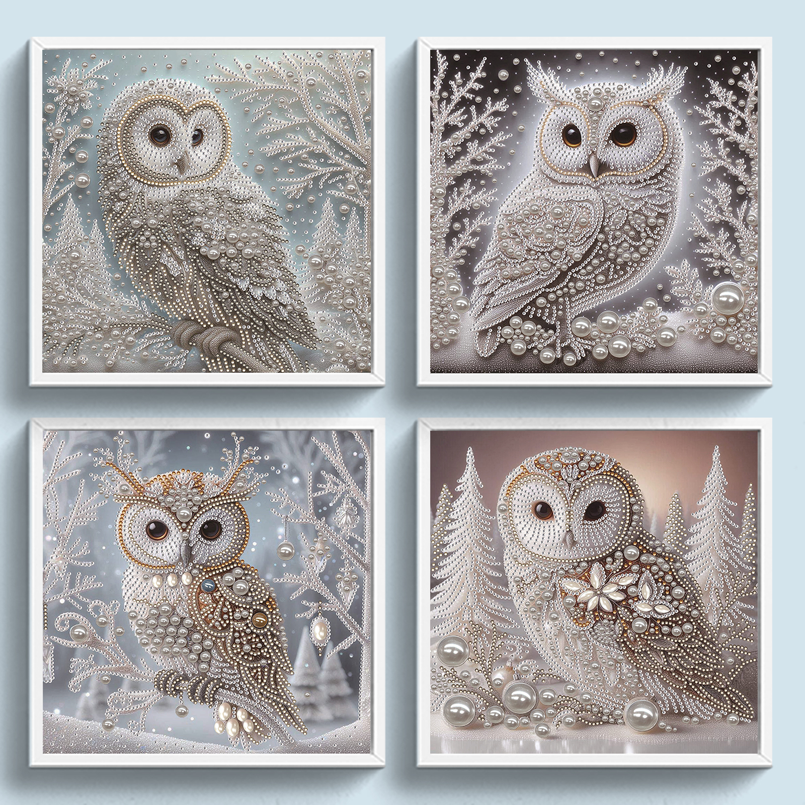 Owl Special Shaped 5D DIY Part - Resin Art Wall Decor ulasan dan harga
