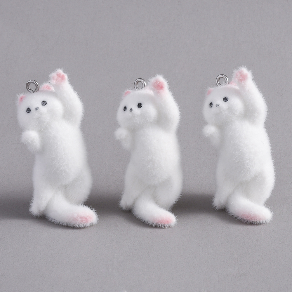 2pcs Flocking Little Cat Resin - Resin Art Jewellery Kit ulasan dan harga