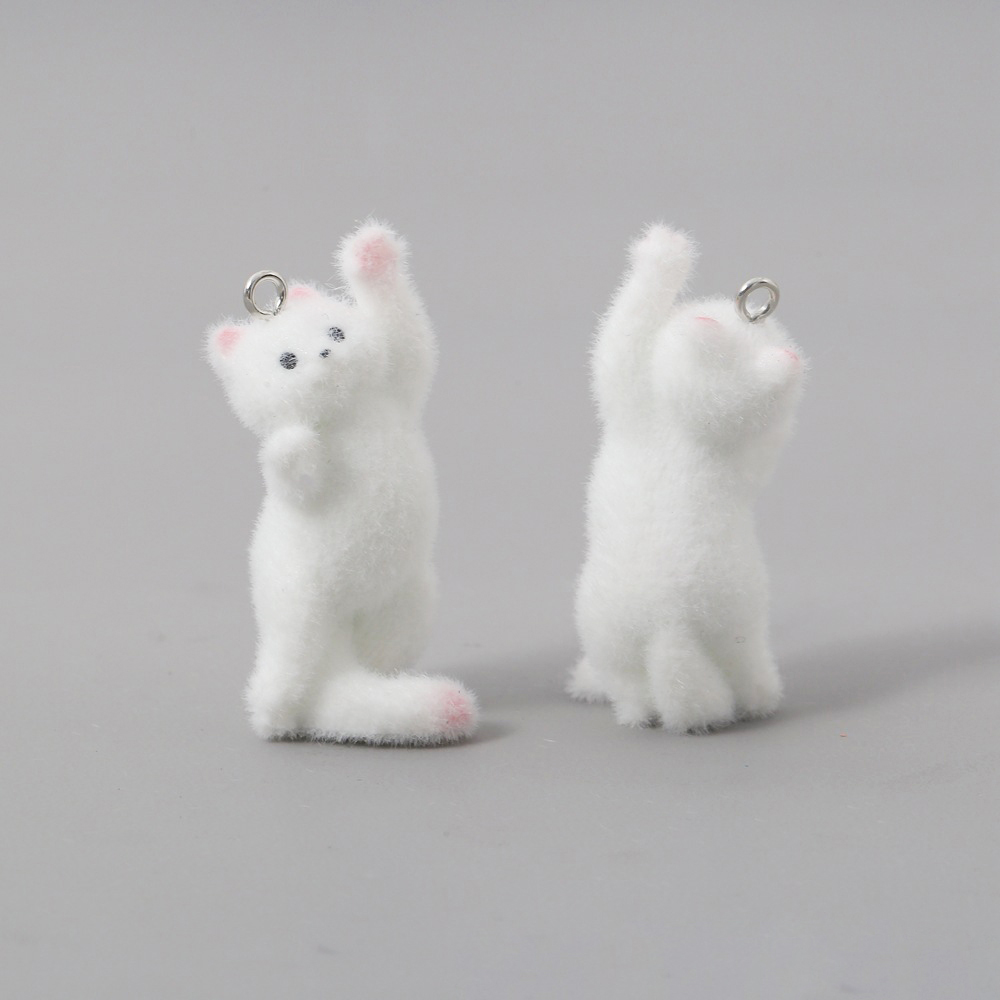 2pcs Flocking Little Cat Resin - Resin Art Jewellery Kit ulasan dan harga