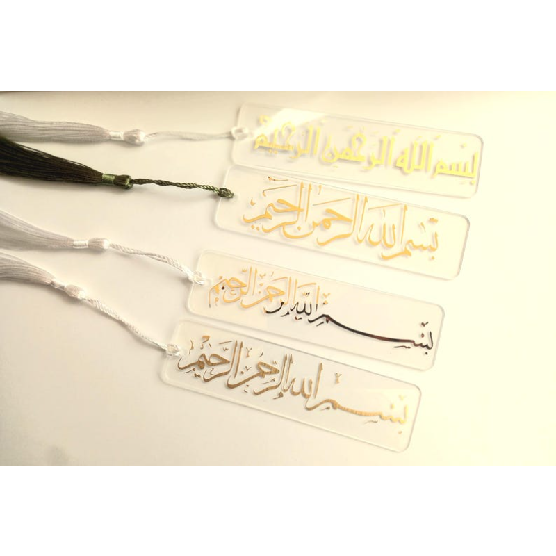 5pcs Islamic Bookmark Gift Ide - Resin Art Quran Set ulasan dan harga
