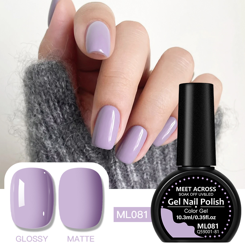 10.3ml Macaron Gel Nail Polish - Resin Art Purple ulasan dan harga