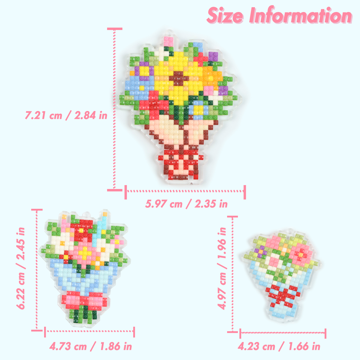 FOREVER YOUNG 3PCS Bouquet Acr - Resin Art Kit ulasan dan harga