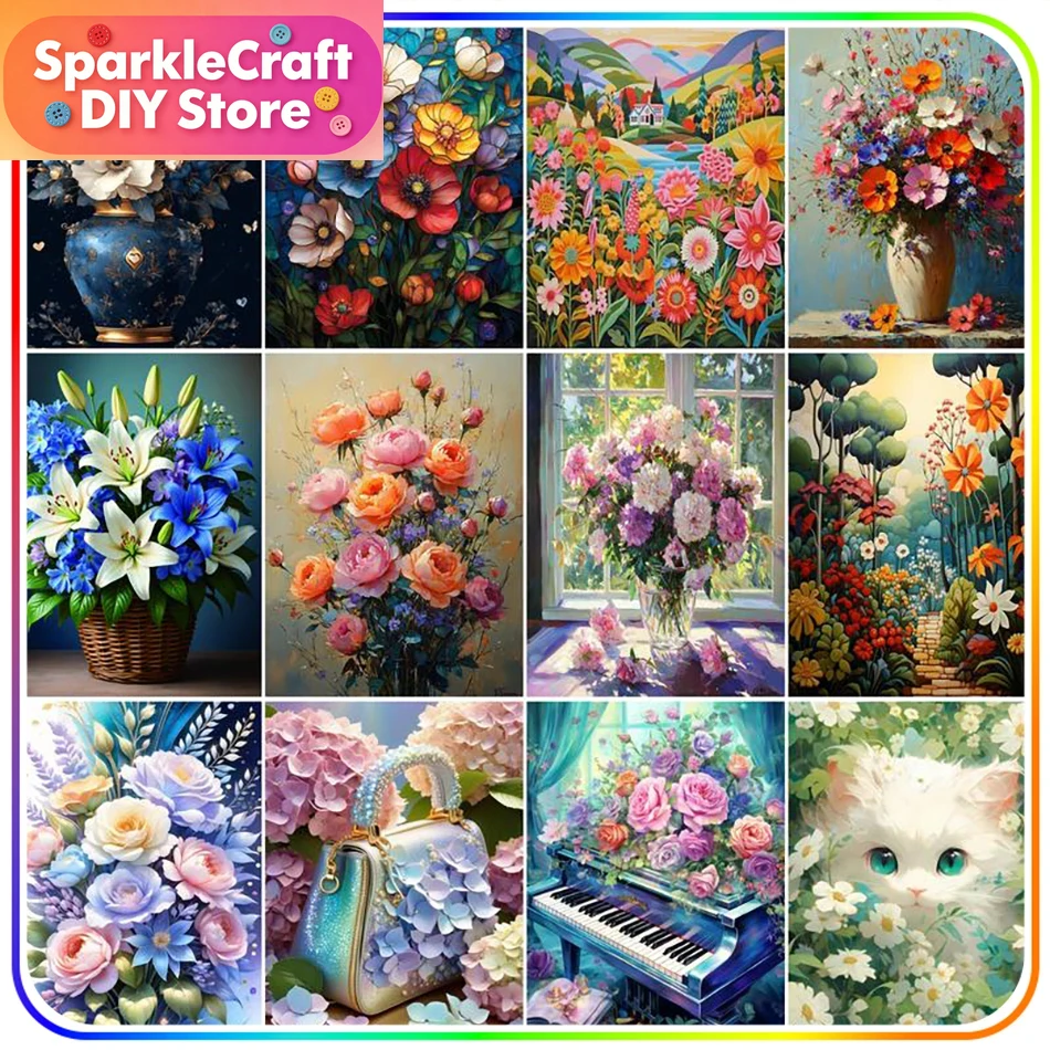 1pc frameless  Diamond Paintin - Resin Art Kit ulasan dan harga