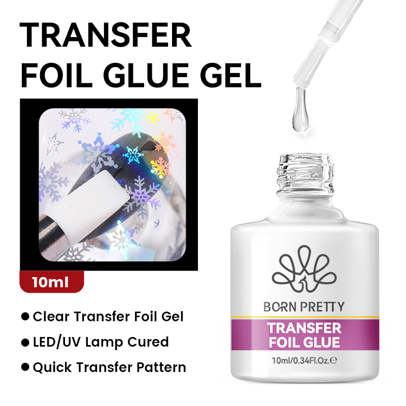 BORN PRETTY Nail Foil Glue Gel - Resin Art Uv Light ulasan dan harga