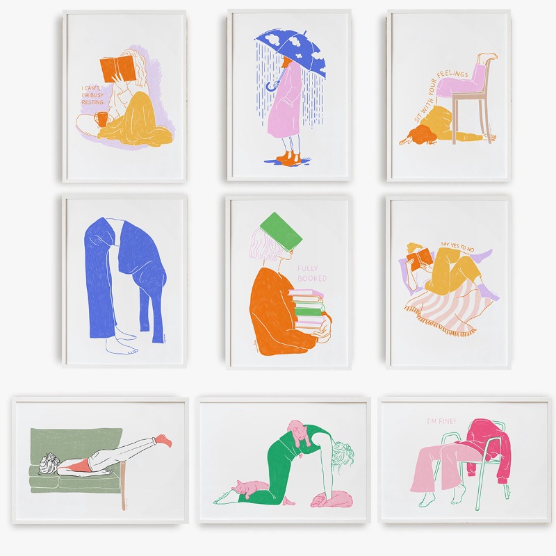 Modern Minimalist Line Girl Il - Resin Art Book ulasan dan harga