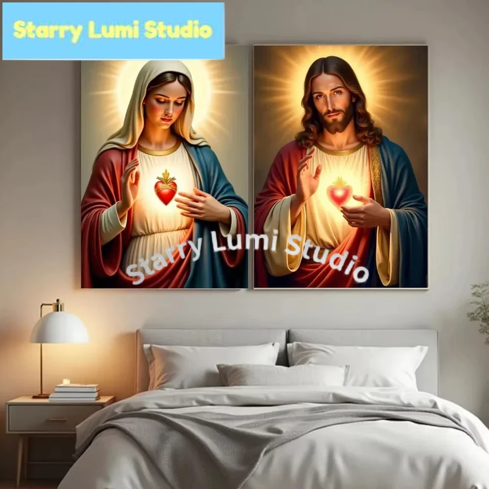 Virgin Mary And Jesus Holy Chi - Resin Art Mary ulasan dan harga