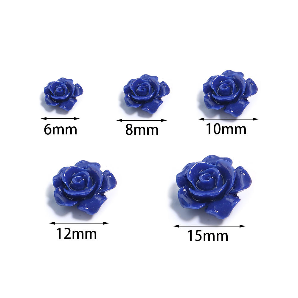 1 Strand 6 8 10 12 15mm Rose C - Resin Art Jewellery Kit ulasan dan harga