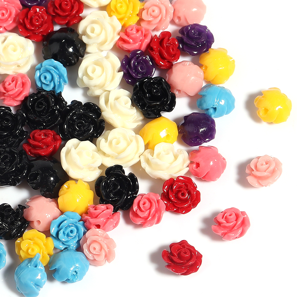 1 Strand 6 8 10 12 15mm Rose C - Resin Art Jewellery Kit ulasan dan harga